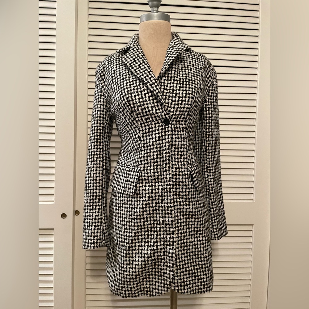 ZARA XS houndstooth dress